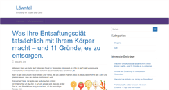 Desktop Screenshot of galerie.loewntal.de