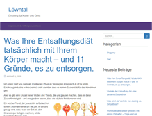 Tablet Screenshot of galerie.loewntal.de